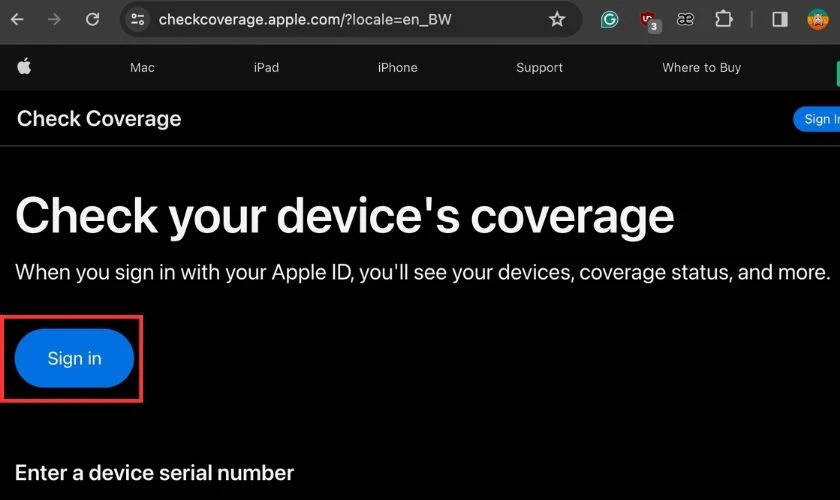 Hướng dẫn kiểm tra ng&agrave;y k&iacute;ch hoạt, ng&agrave;y bảo h&agrave;nh tr&ecirc;n iPhone bằng Website app